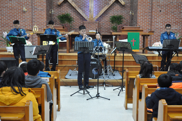 경찰악대,「하소로 지역아동센터」 찾아가는 작은음악회 개최 