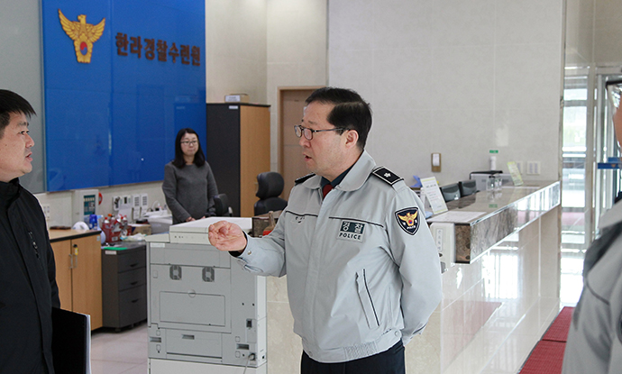 지방청, 박세호 차장 한라경찰수련원 방문