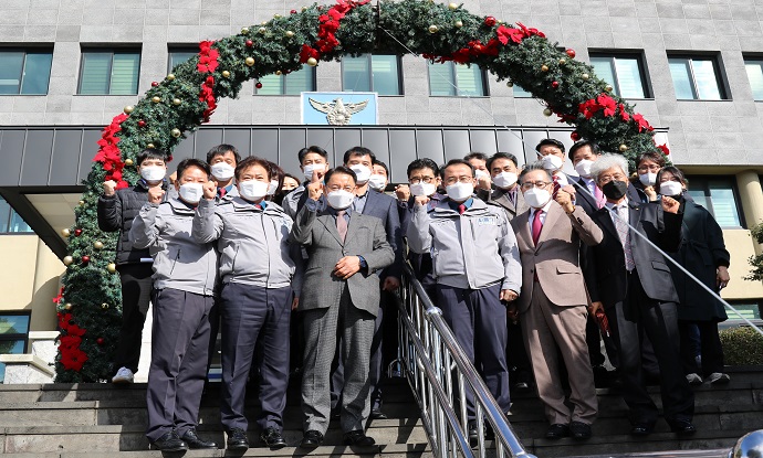 서귀포서, 성탄절 트리 점등식 개최