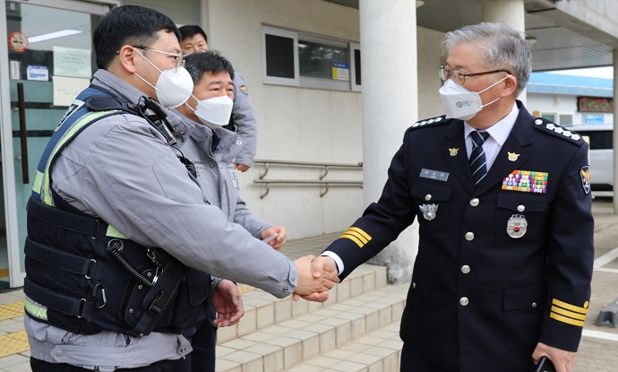 서귀포서, 지역경찰관서(대정,대신) 치안현장 방문