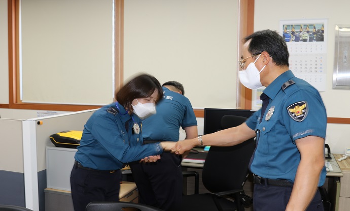 서귀포서, 지역경찰관서(성산·표선·신산) 치안현장 방문 격려