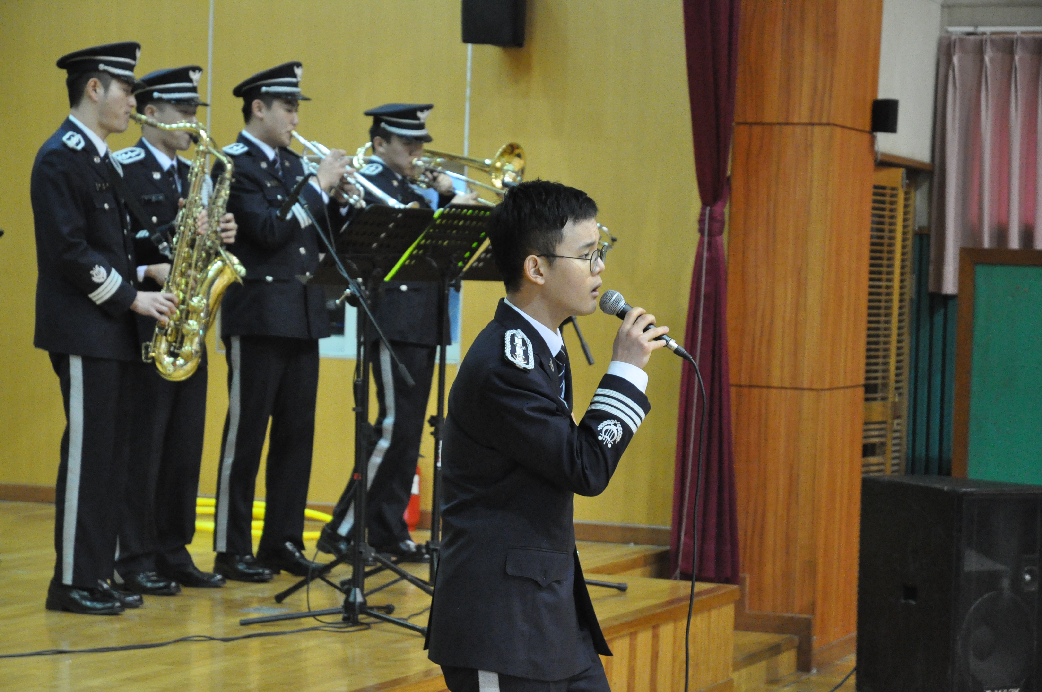 경찰악대, 「서귀포 온성학교(지체부자유특수학교), 찾아가는 학교폭력 예방」 음악회 개최