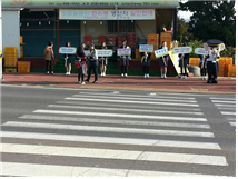 서귀포서, 신학기 초 학교폭력 예방을 위한 등교맞이 캠페인 실시
