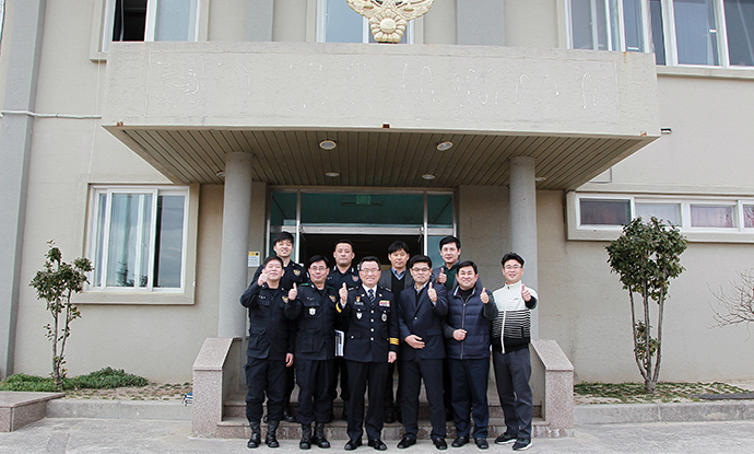 이상정 청장 제주경찰악대 및 제123의무경찰대 한림소대 방문·격려