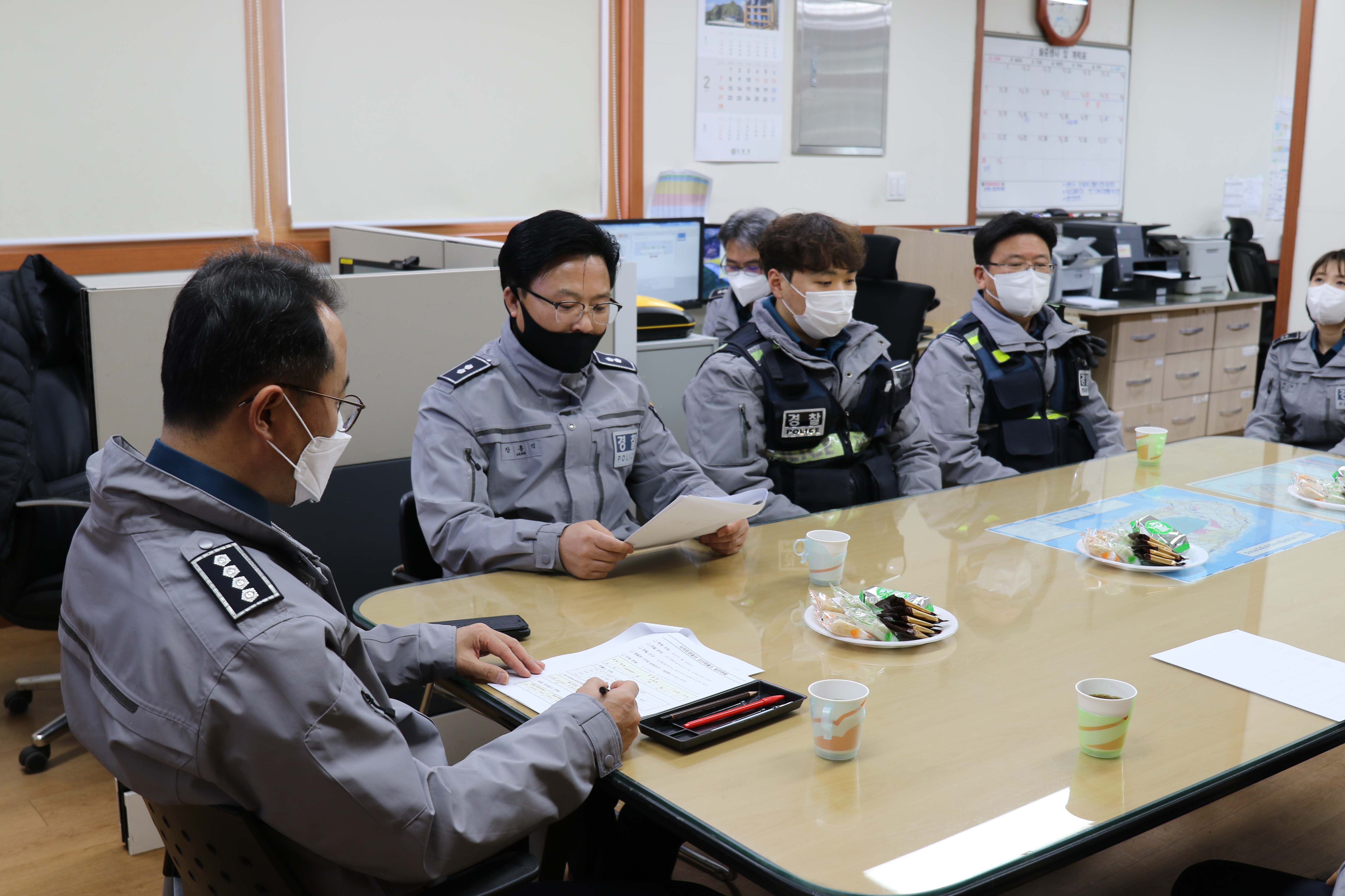 서귀포서, 지역경찰관서(성산,신산) 치안현장 방문 격려