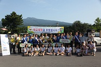 서귀포서, 학기초 개학맞이 민,경,학 합동 학교 앞 캠페인 실시