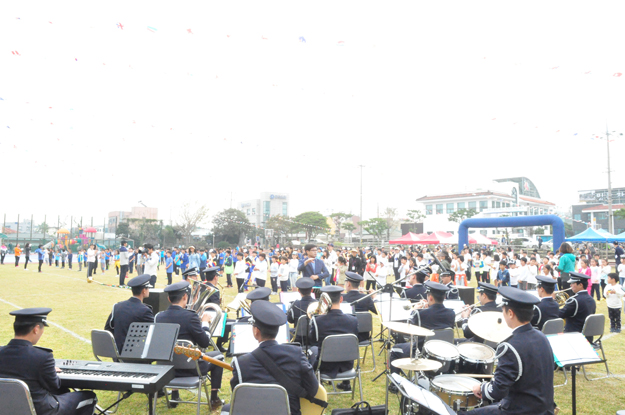 경찰악대 「조천초 천연잔디 개장식 및 어울림 한마당」 축하공연 