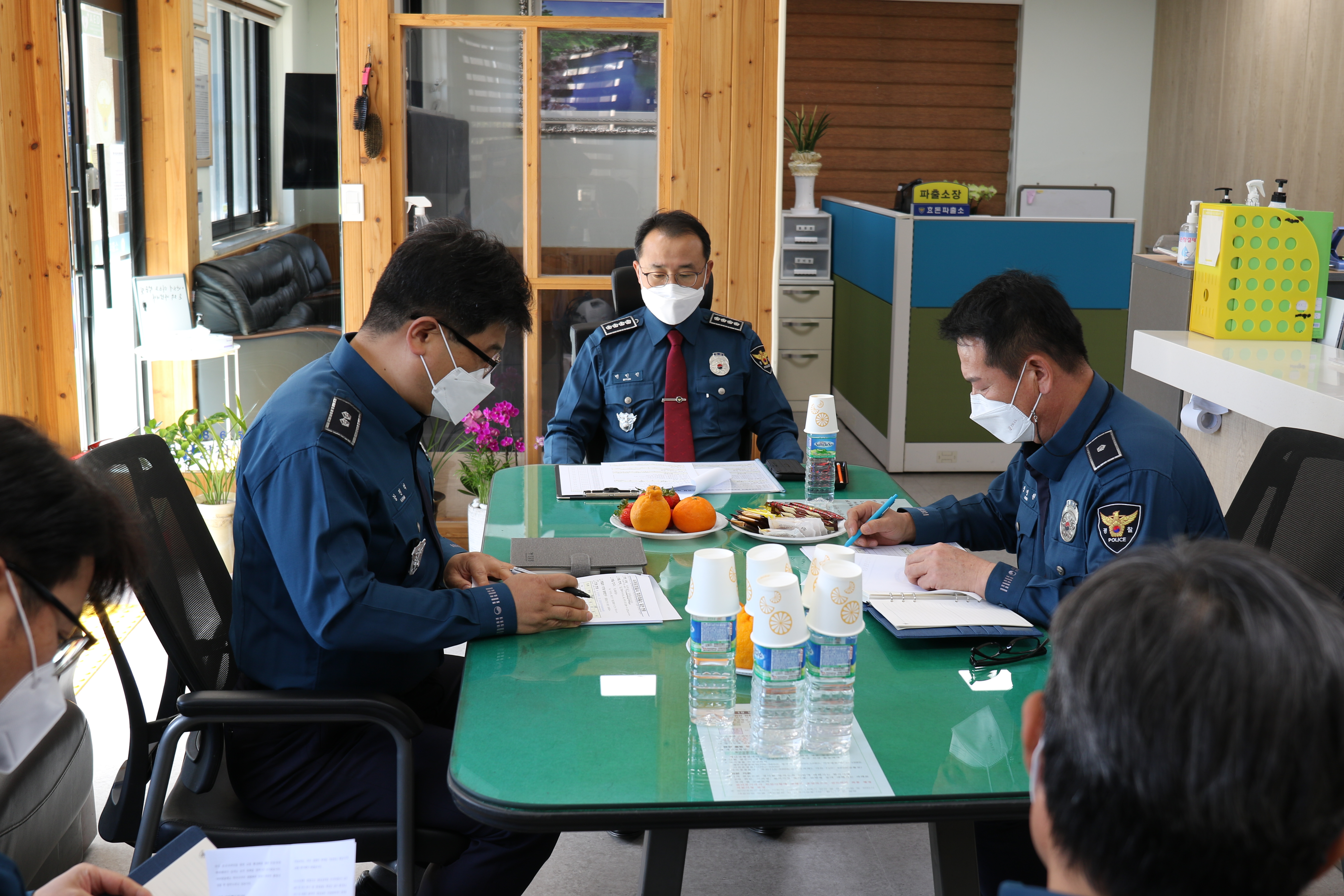 서귀포서, 지역경찰관서(중동,효돈) 치안현장 방문 격려