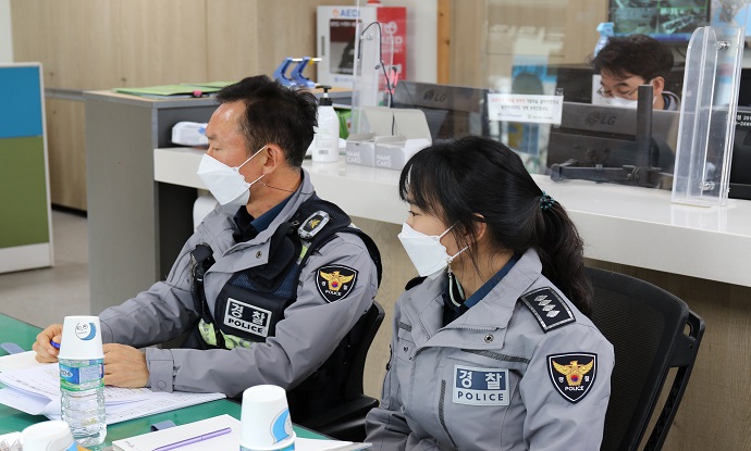 서귀포서, 지역경찰관서(효돈) 치안현장 방문 격려