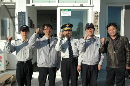 강호준 경찰서장, 마라.가파치안센터 방문
