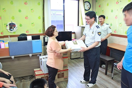 추석맞이 서귀포경찰 가족봉사단 봉사활동 실시
